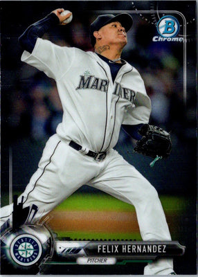 2017 Bowman Chrome Felix Hernandez #46