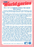 1990 Fleer World Series Canseco Crushed World Series Slump