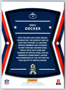 2017 Donruss Salute to Service Eric Decker
