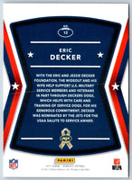 2017 Donruss Salute to Service Eric Decker #12