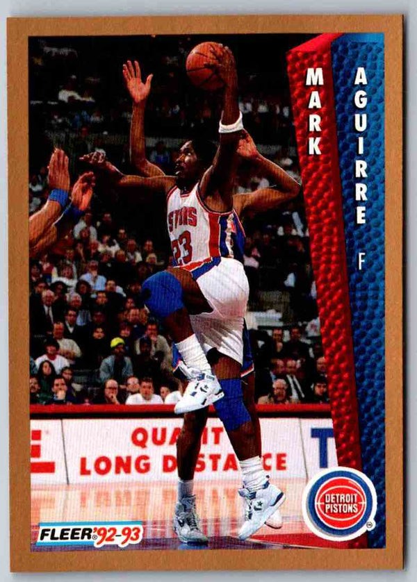 1992 Fleer Mark Aguirre #62