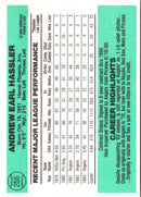 1984 Donruss Andy Hassler