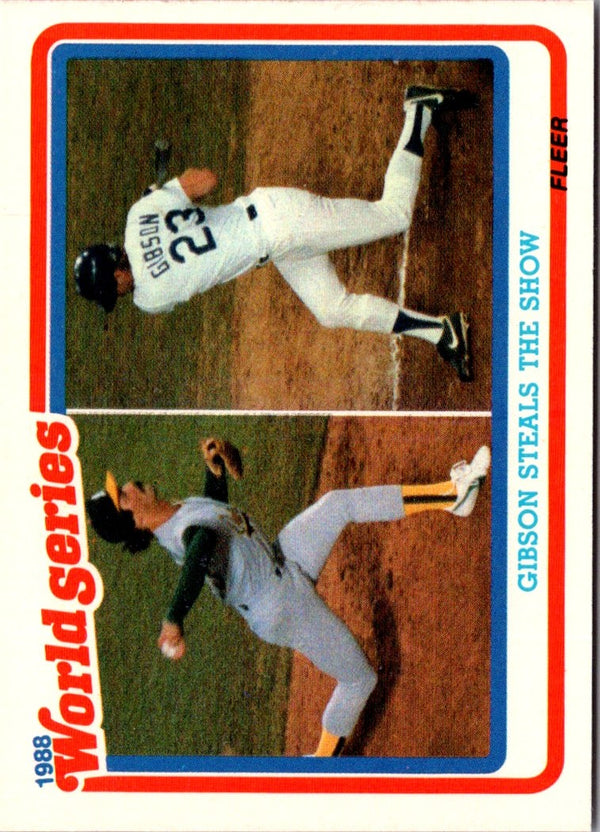 1990 Fleer World Series Canseco Crushed World Series Slump #5