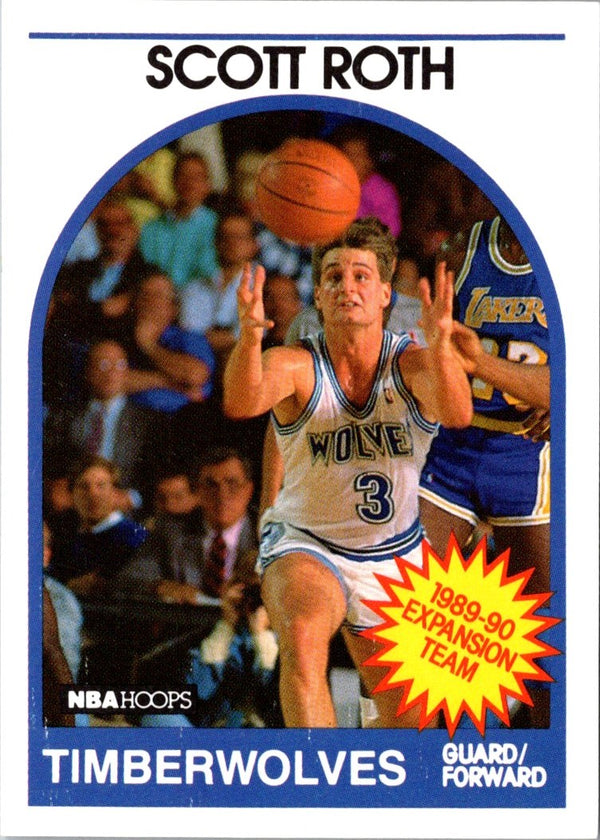 1989 Hoops Scott Roth #349 Rookie
