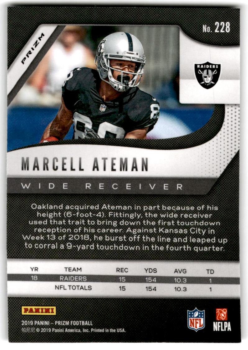 2019 Panini Prizm Marcell Ateman