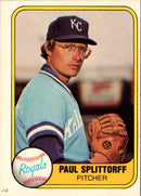 1981 Fleer Paul Splittorff
