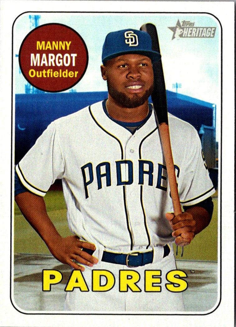 2018 Topps Heritage Manny Margot