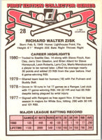 1981 Donruss Richie Zisk #28