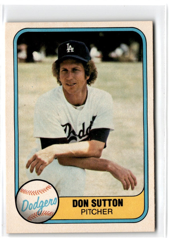 1981 Fleer Don Sutton #112