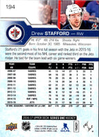 2016 Upper Deck Drew Stafford #194