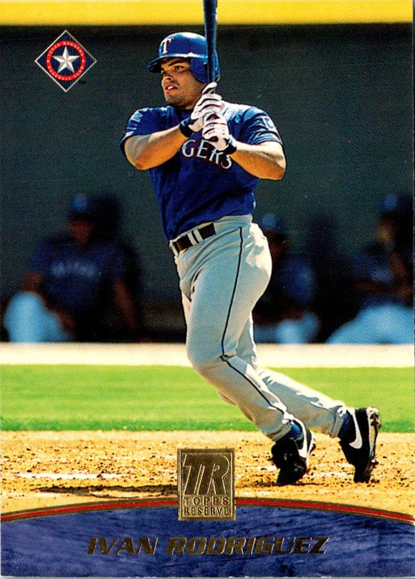 2001 Topps Reserve Ivan Rodriguez #16