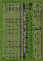 1982 Topps Tom Veryzer #387