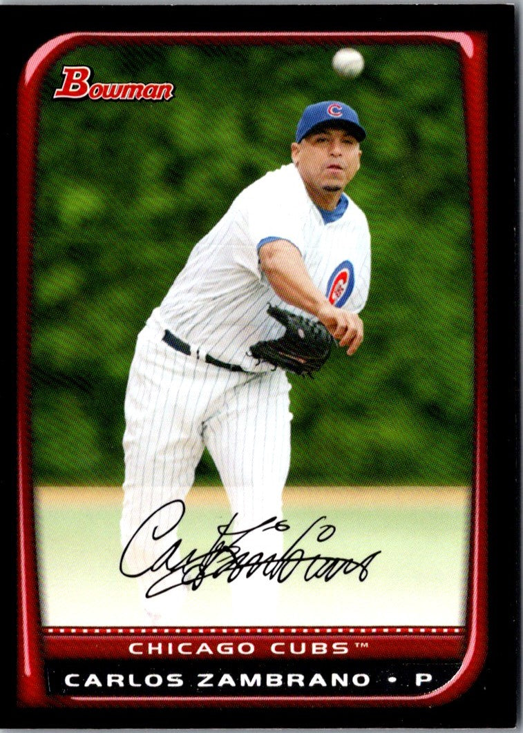 2008 Bowman Carlos Zambrano