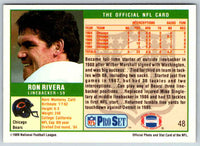 1989 NFL Proset Ron Rivera #48