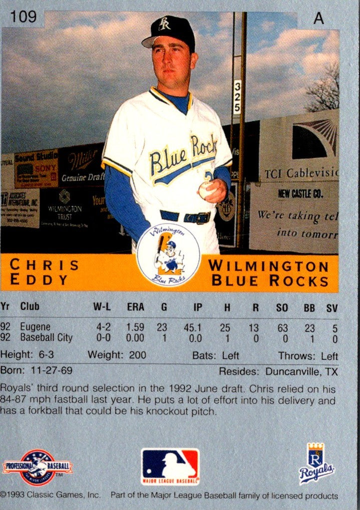 1993 Classic Best Chris Eddy