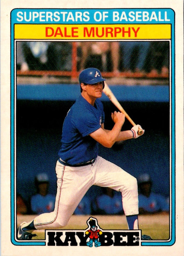 1987 Topps Kay-Bee Superstars of Baseball Dale Murphy #21