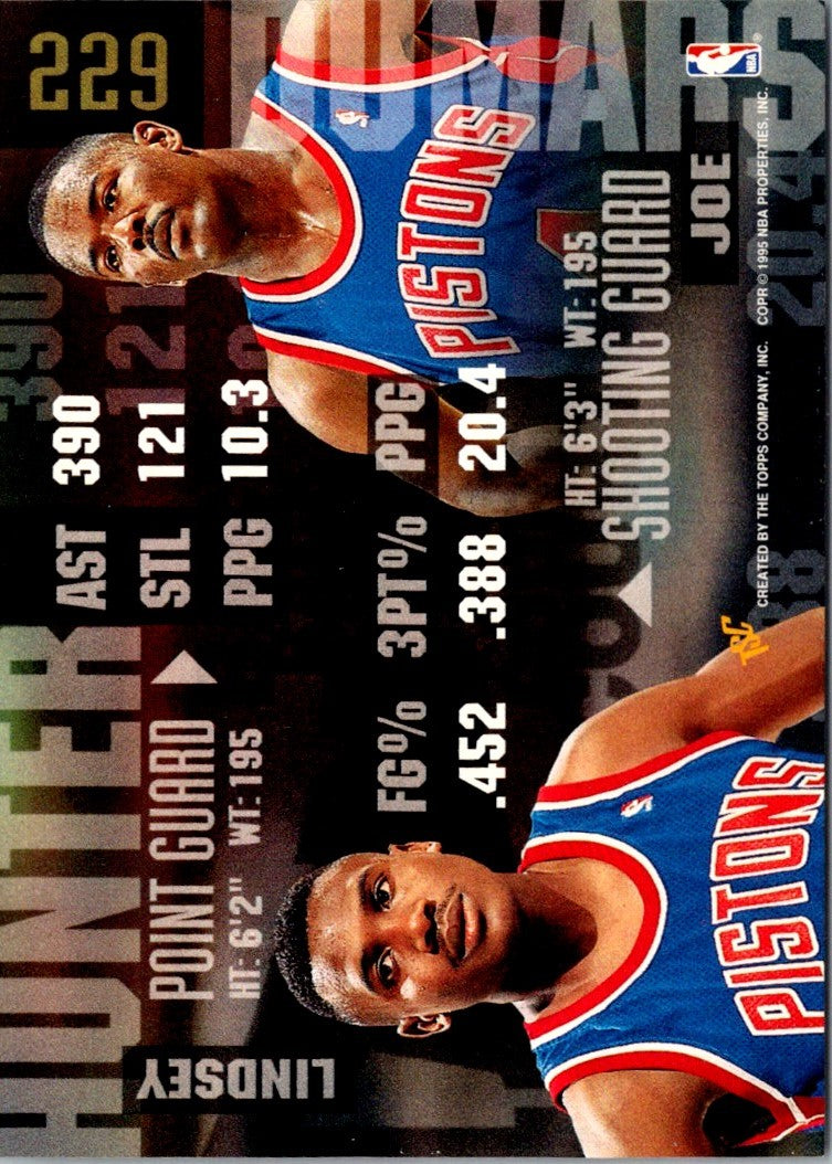 1994 Stadium Club Lindsey Hunter/Joe Dumars