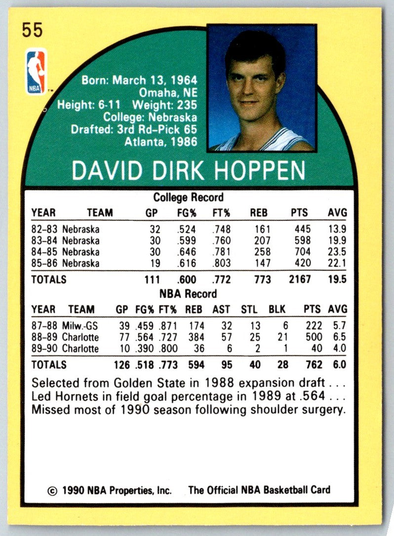 1990 Hoops Dave Hoppen