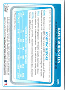 2011 Bowman Prospects David Rubinstein