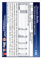 2009 Topps Brandon Jacobs #148