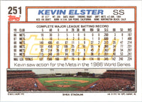 1992 Topps Kevin Elster #251