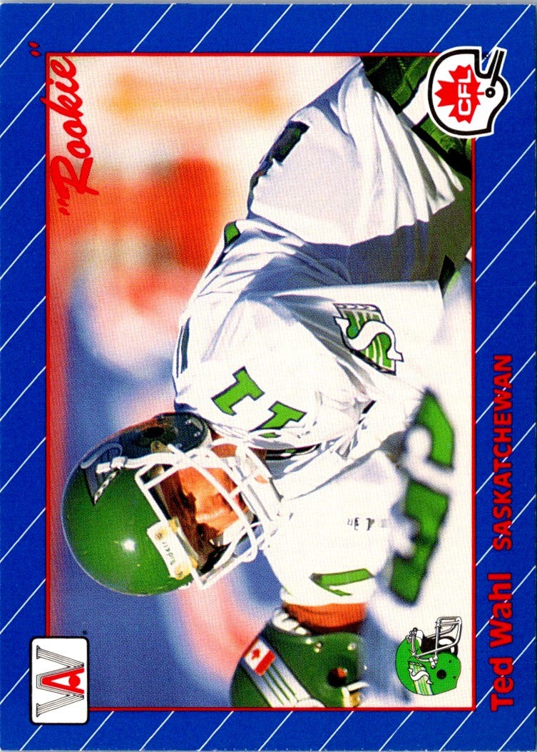 1991 Saskatchewan Roughriders Ted Wahl