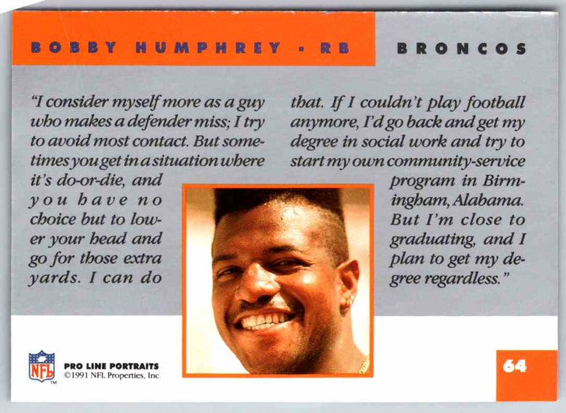 1991 ProLine Bobby Humphrey