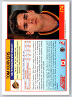 1991 Score Tom Kurvers #174