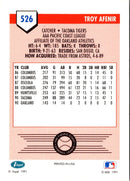 1991 Line Drive AAA Troy Afenir