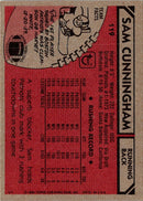 1980 Topps Sam Cunningham