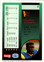 1992 Wild Card Jerry Gray #5