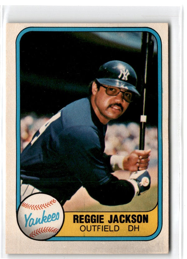 1981 Fleer Reggie Jackson #79A