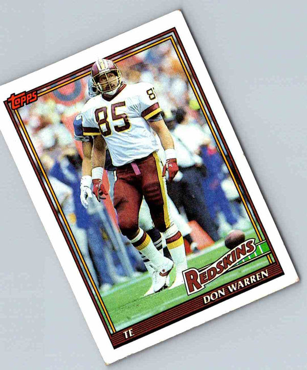 1991 Topps Football Don Warren #199