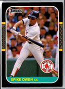 1987 Donruss Spike Owen