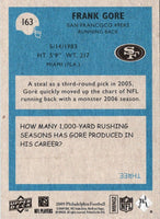2009 Upper Deck Frank Gore #163