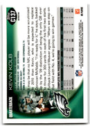 2010 Topps Chrome Kevin Kolb