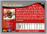 2001 Topps Promos Warrick Dunn #PP2