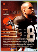 1995 Fleer Derrick Alexander #75