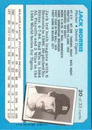 1987 Stuart Bakery Super Stars Jack Morris