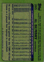 1982 Topps Al Bumbry #265