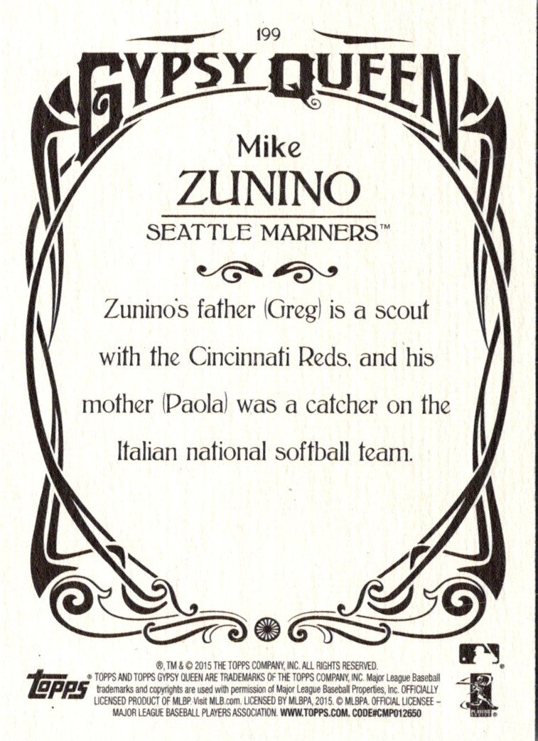 2015 Topps Gypsy Queen Mike Zunino