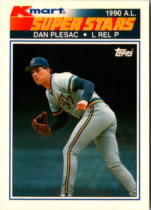 1990 Topps Kmart Super Stars Dan Plesac #30
