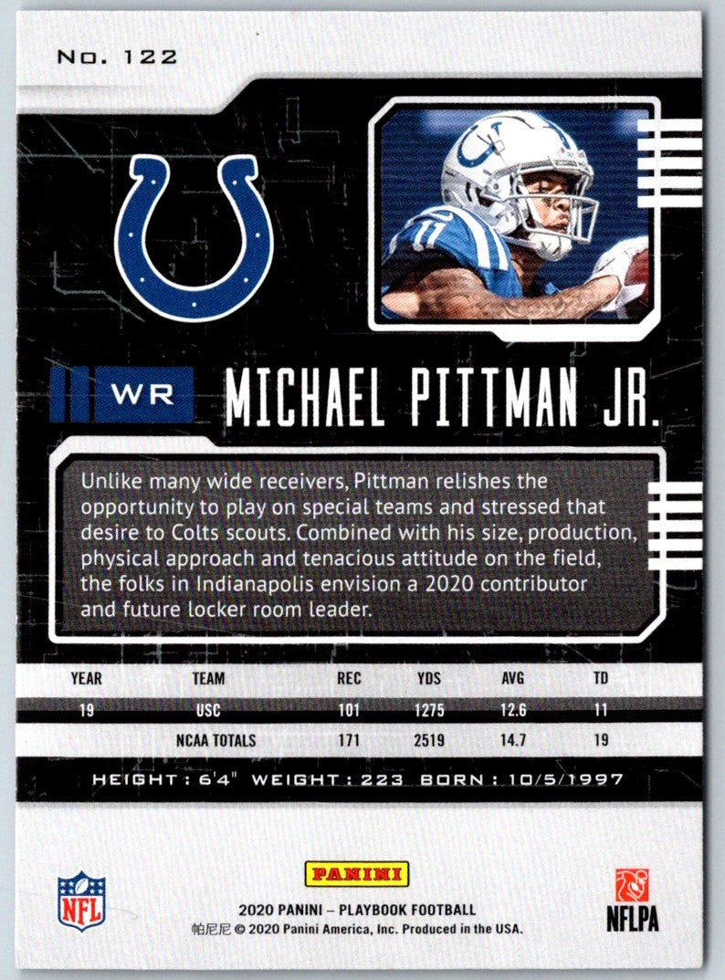 2020 Panini Certified Michael Pittman Jr.