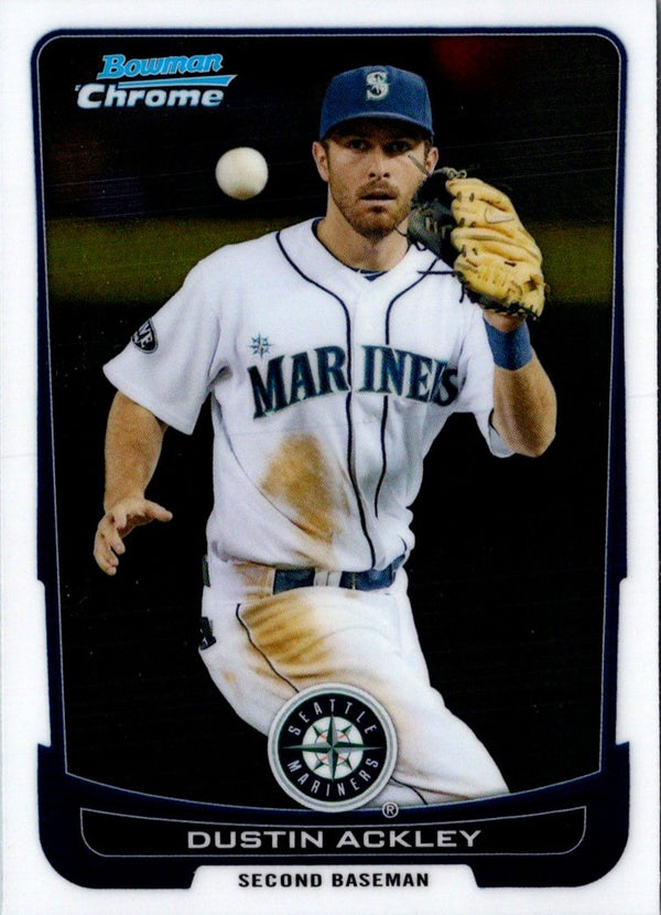 2012 Bowman Chrome Dustin Ackley #153