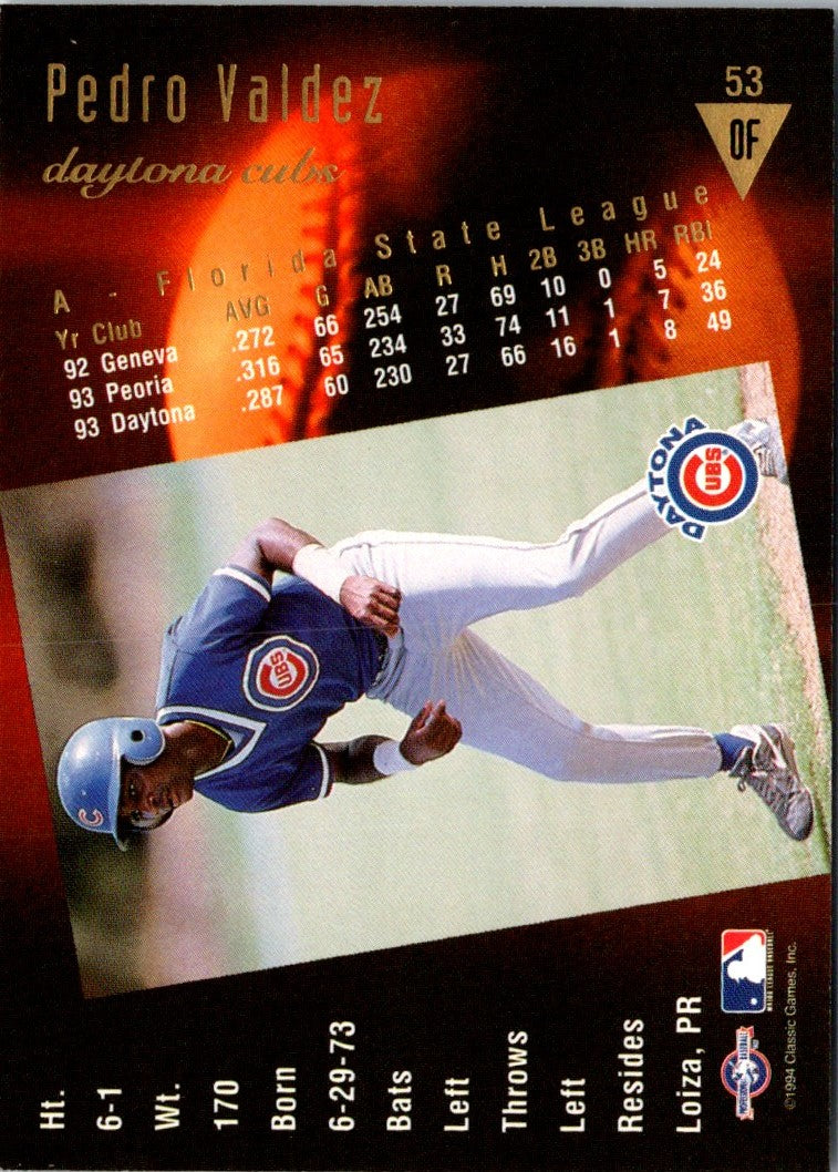 1994 Classic Best Gold Pedro Valdez