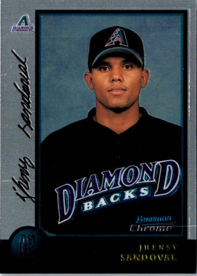 1998 Bowman Chrome Refractors Jhensy Sandoval #197