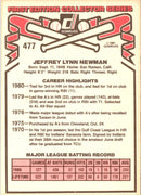 1981 Donruss Jeff Newman