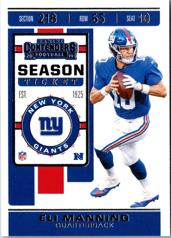 2018 Panini Classics Eli Manning #65