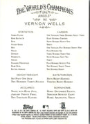 2011 Topps Allen & Ginter Glossy Factory Set Vernon Wells