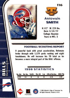 1999 Collector's Edge Triumph Antowain Smith #T16